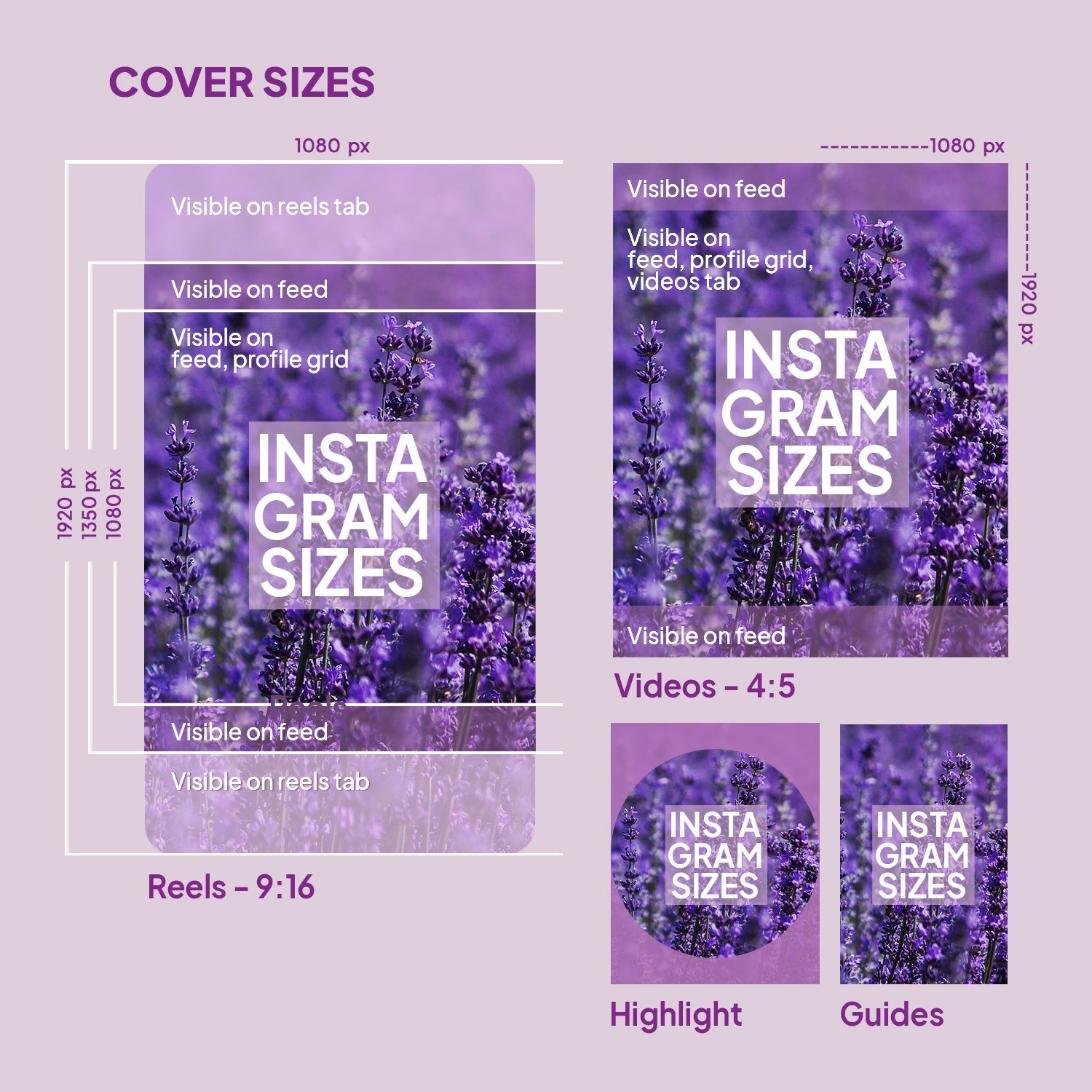 Sizes For Instagram Covers