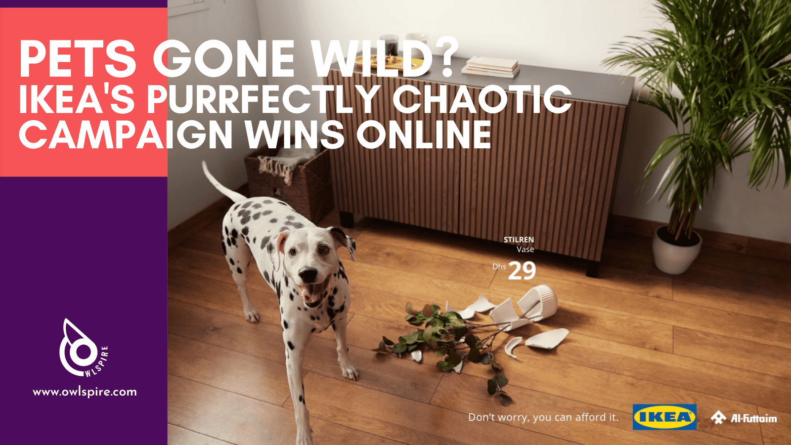 New Ikea shows its products destroyed by pets